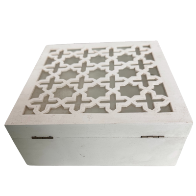 Carved Wooden Home Storage Boxes