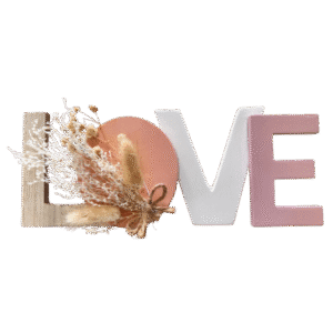 LOVE Letter Standing Decor