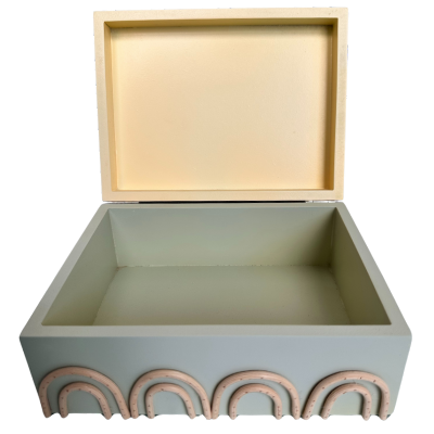 Rainbow Wooden Storage Box