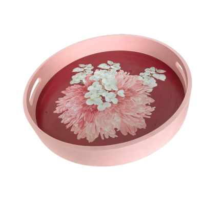 Pink Round Tray